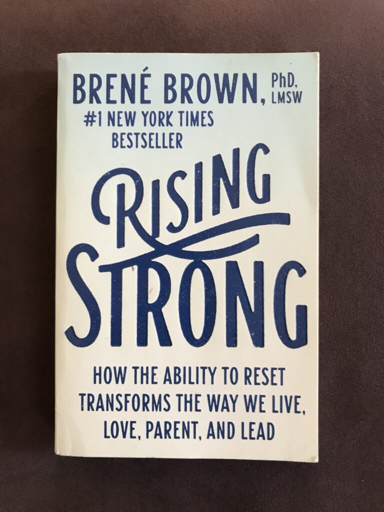 Brene Brown Rising Strong book cover